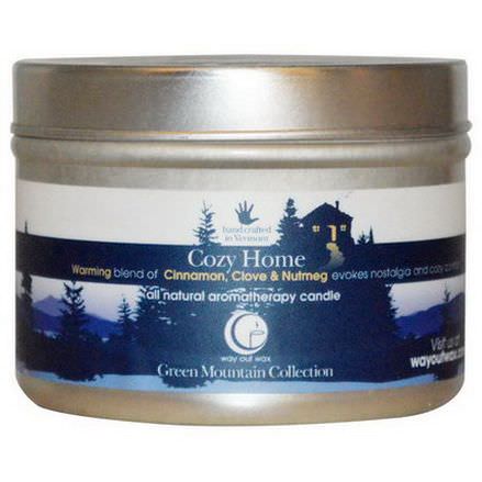 Way Out Wax, All Natural Aromatherapy Candle, Cozy Home 85g