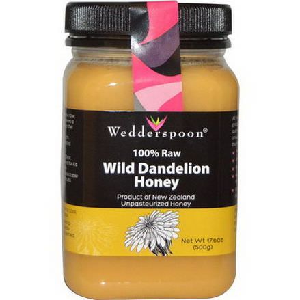 Wedderspoon Organic, Inc. 100% Raw Wild Dandelion Honey 500g