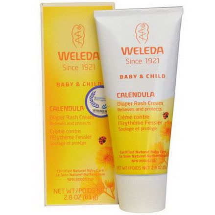 Weleda, Baby&Child, Calendula Diaper Rash Cream 81g