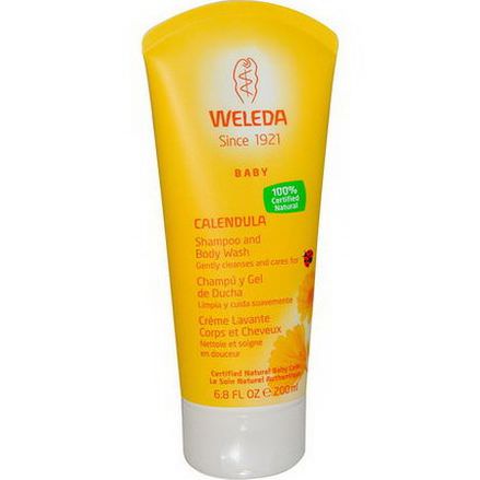 Weleda, Calendula, Baby Shampoo and Body Wash 200ml