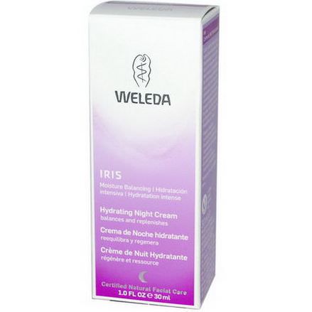 Weleda, Iris, Hydrating Night Cream 30ml