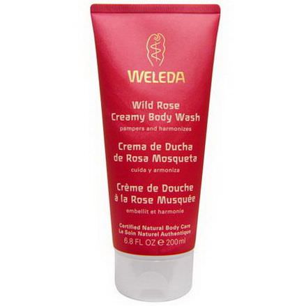 Weleda, Wild Rose Creamy Body Wash 200ml