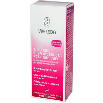 Weleda, Wild Rose, Smoothing Day Cream 30ml