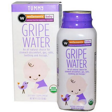 Wellements, Baby, Gripe Water, Organic, Tummy 120ml