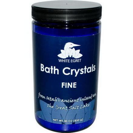 White Egret Personal Care, Bath Crystals, Fine 850g