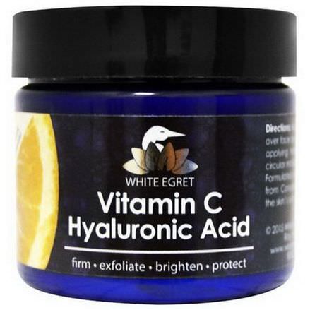 White Egret Personal Care, Vitamin C Hyaluronic Acid 59ml