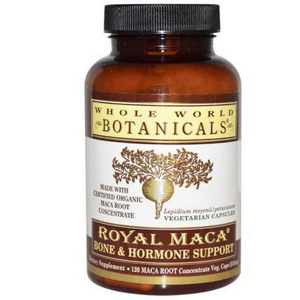 Whole World Botanicals, Royal Maca, Bone&Hormone Support, 120 Veggie Caps