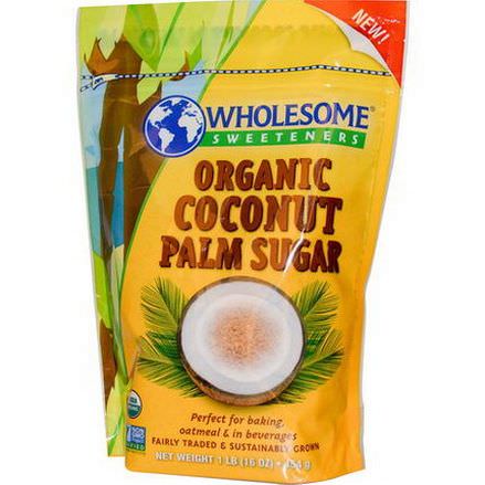 Wholesome Sweeteners, Inc. Organic Coconut Palm Sugar 454g