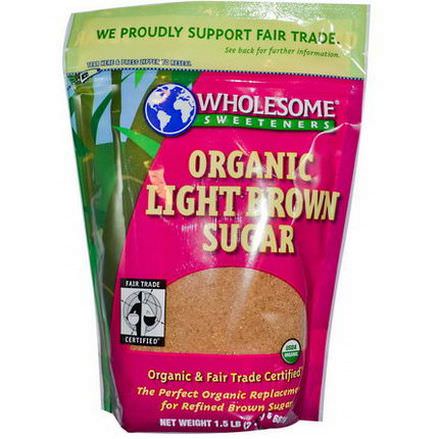 Wholesome Sweeteners, Inc. Organic Light Brown Sugar 681g