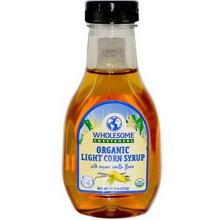 Wholesome Sweeteners, Inc. Organic Light Corn Syrup, Vanilla Flavor 315g