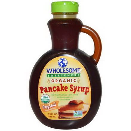 Wholesome Sweeteners, Inc. Organic Pancakes Syrup, Original Thick and Rich 591ml