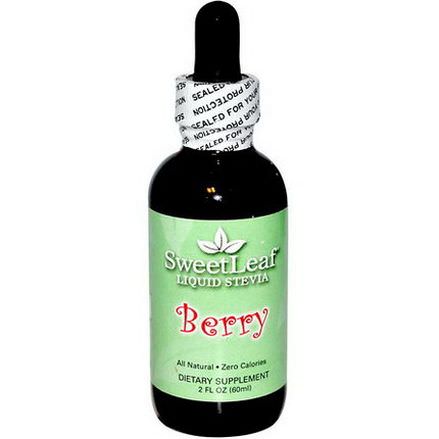 Wisdom Natural, SweetLeaf, Liquid Stevia, Berry 60ml