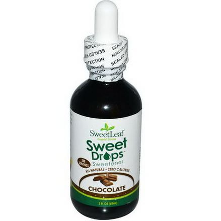 Wisdom Natural, SweetLeaf Liquid Stevia, Sweet Drops Sweetener, Chocolate 60ml