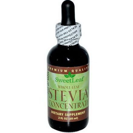 Wisdom Natural, SweetLeaf, Whole Leaf Stevia Concentrate 60ml