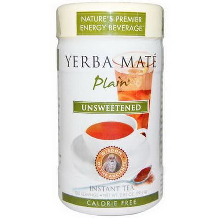 Wisdom Natural, Wisdom of the Ancients, Yerba Mate Plain, Unsweetened, Instant Tea 79.9g