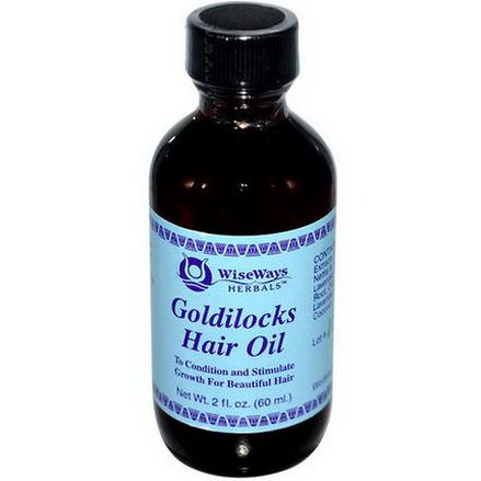 WiseWays Herbals, LLC, Goldilocks Hair Oil 60ml