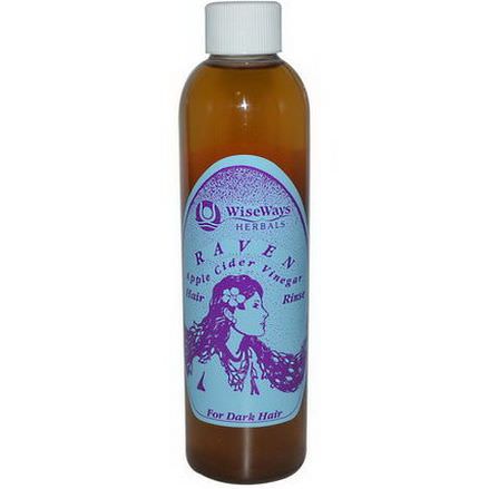 WiseWays Herbals, LLC, Raven, Apple Cider Vinegar Hair Rinse, 8 fl oz