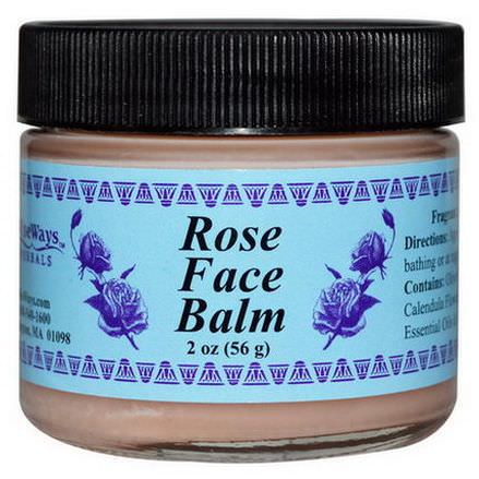 WiseWays Herbals, LLC, Rose Face Balm 56g