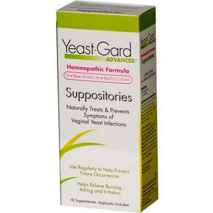 Women, Lake Consumer Products, Yeast Gard Advanced, 10 Suppositories