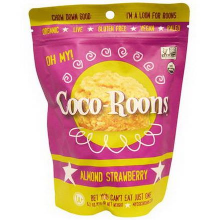 Wonderfully Raw Gourmet Delights, Coco-Roons, Almond Strawberry 176g