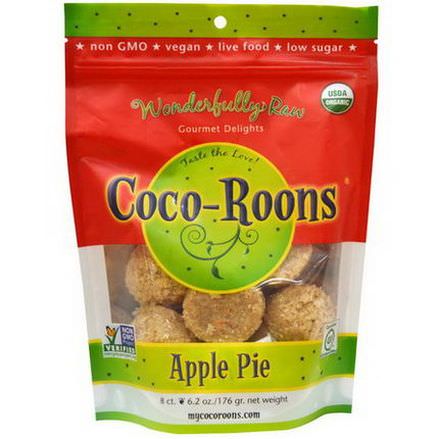 Wonderfully Raw Gourmet Delights, Organic, Coco-Roons, Apple Pie, 8 Count 176g