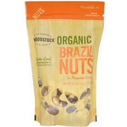 Woodstock, Organic Brazil Nuts 241g