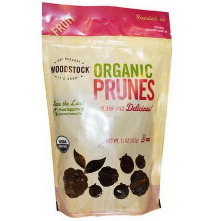 Woodstock Farms, Organic Prunes, Pitted 312g