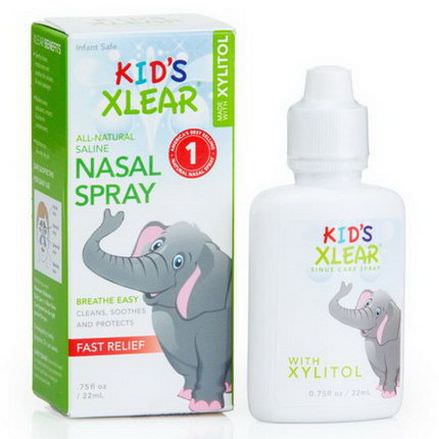 Xlear Inc Xclear, Kid's Xlear, Saline Nasal Spray 22ml