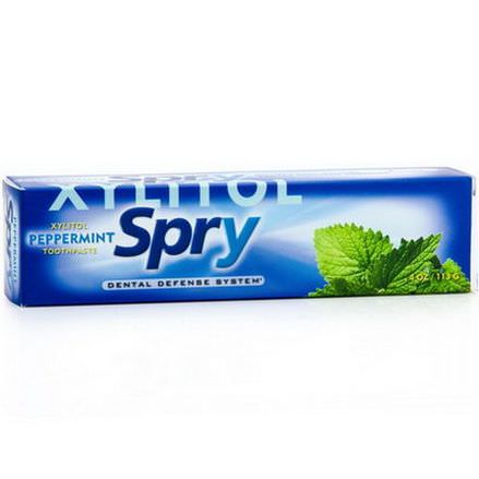 Xlear Inc Xclear, Spry, Xylitol Toothpaste, Peppermint 113g