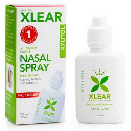 Xlear Inc Xclear, Xylitol Saline Nasal Spray 22ml