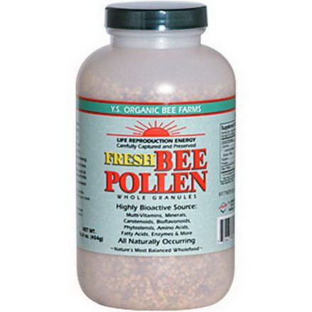 Y.S. Eco Bee Farms, Fresh Bee Pollen Whole Granules 454g