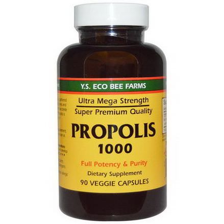 Y.S. Eco Bee Farms, Propolis 1000, 90 Veggie Caps