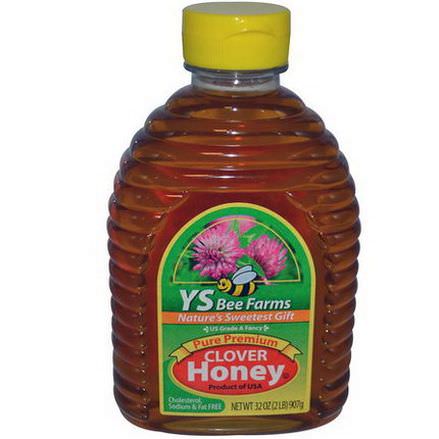 Y.S. Eco Bee Farms, Pure Premium Clover Honey 2 lb 907g