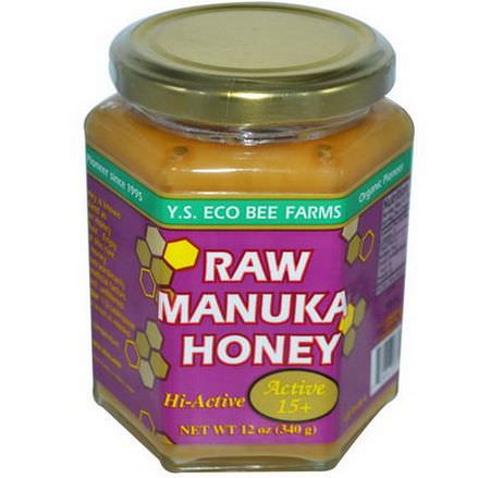 Y.S. Eco Bee Farms, Raw Manuka Honey, Active 15+ 340g