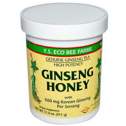 Y.S. Eco Bee Farms, Ginseng Honey 311g