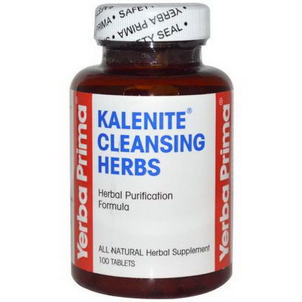 Yerba Prima, Kalenite Cleansing Herbs, 100 Tablets
