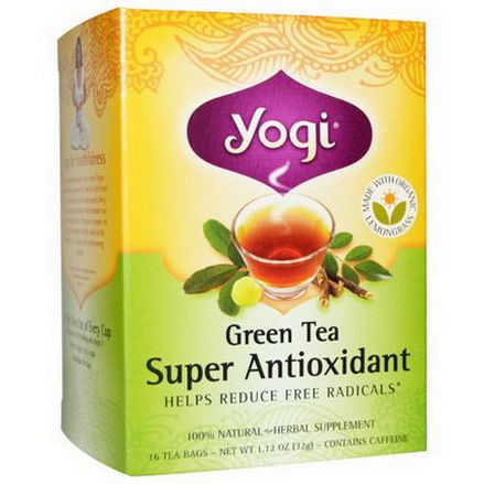 Yogi Tea, Green Tea Super Antioxidant, 16 Tea Bags 32g