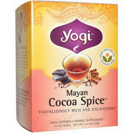 Yogi Tea, Mayan Cocoa Spice, 16 Tea Bags 36g