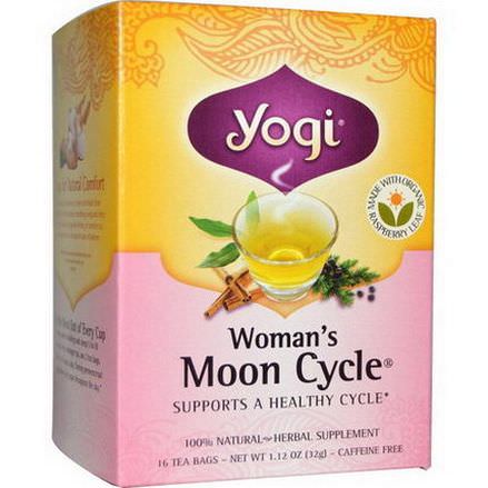 Yogi Tea, Woman's Moon Cycle, Caffeine Free, 16 Tea Bags 32g