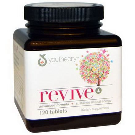 Youtheory, Revive Advanced Formula Sustained Natural Energy, 120 Tablets