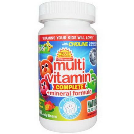 Yum-V's, Multivitamin Complete Mineral Formula, Fruit Flavors, 60 Jelly Bears