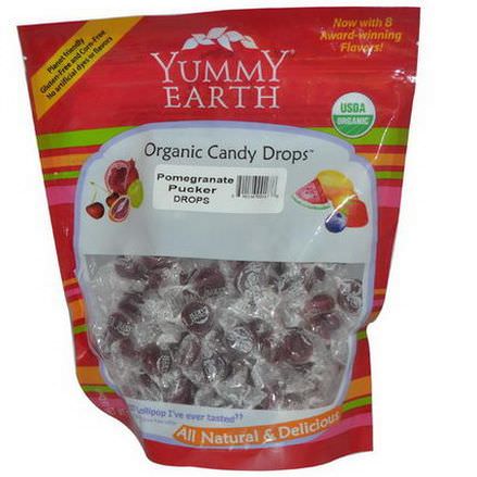 YumEarth, Organic Candy Drops, Pomegranate Pucker 369g