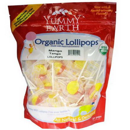 Yummy Earth, Organic Lollipop, Mango Tango, 50 Pops