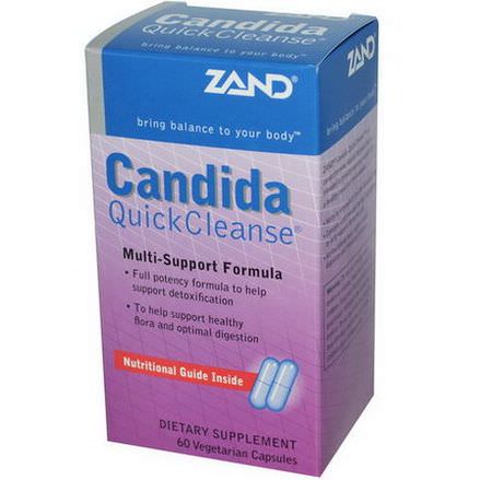 Zand, Candida Quick Cleanse, 60 Veggie Caps