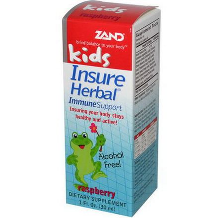 Zand, Kids, Insure Herbal, Immune Support, Raspberry 30ml