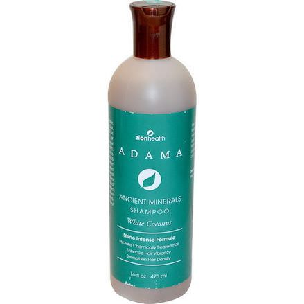 Zion Health, Adama, Ancient Minerals Shampoo, White Coconut 473ml
