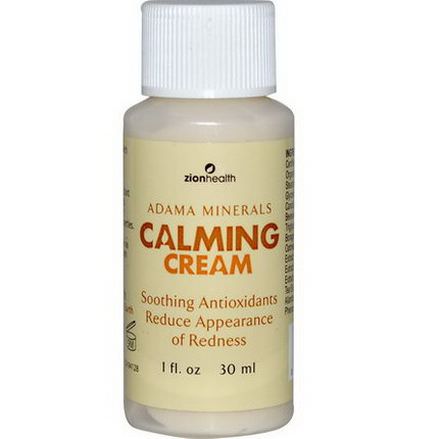 Zion Health, Adama Minerals, Calming Cream 30ml