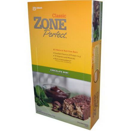 ZonePerfect, Classic, All-Natural Nutrition Bars, Chocolate Mint, 12 Bars 50g Each