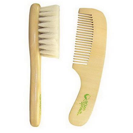iPlay Inc. Green Sprouts, Brush&Comb Set, 2 Piece Set