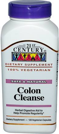 Colon Cleanse, 120 Veggie Caps by 21st Century-Hälsa, Detox, Kolon Rensa
